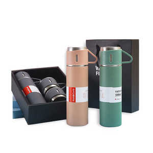 Coffret Cadeau IStapromo : Bouteille Isotherme Double Paroi en Acier Inoxydable et Tasse de Voyage – Idéal pour les Affaires - Product Image 2