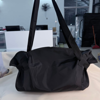 Bolsa de Almacenamiento 2 en 1 de Gran Capacidad, Apertura Rápida, para Viajes y Campamento, Diseño Transversal, para Llevar al Hombro, Color Marrón, para Picnic