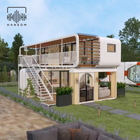 Casa Prefabricada Personalizada de 2 Pisos Tipo Cápsula Apple, Casa Modular Pequeña, Cabaña Apple con Control Inteligente para Hotel o Resort, Cabaña Prefabricada Tipo Estudio