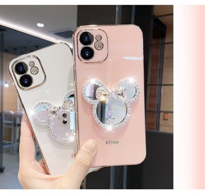 Lüks kaymaz damla geçirmez elektrolizle telefon kapağı <span class=keywords><strong>Iphone</strong></span> için kılıf 12 13 14 Pro Max cep telefonu kabuk çanta Huawei P20 - Product Image 3