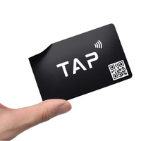 Tarjeta de Visita NFC de PVC con Código QR, Impermeable, Impresa y Programable