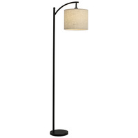 Lampadaire LED de style nordique en fer avec abat-jour en tissu, commande par bouton, pour salon, chambre à coucher, lampe de chevet verticale, lumière chaude, pour coin de canapé