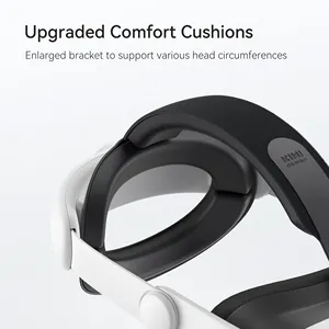 하이 퀄리티 업그레이드 된 가상 현실 VR 엘리트 스트랩 조정 컴포트 모자 머리 스트랩 메타 퀘스트 3