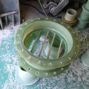 Dewei Fiberglass Butterfly Valve Large Diameter Air Volume Regulation For Corrosive Media - Product Image 1