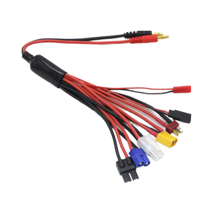 Câble multi-connecteurs RC JXY OEM avec fiche banane 4 mm, <span class=keywords><strong>Tamiya</strong></span> <span class=keywords><strong>XT60</strong></span> XT90 EC5, chargeur IMAX B6 B6AC pour drones RC (plastique) - Product Image 4