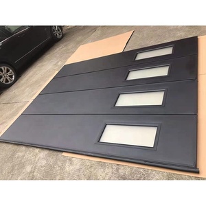 <span class=keywords><strong>Puerta</strong></span> de garaje eléctrica con panel <span class=keywords><strong>plano</strong></span> de aleación de aluminio, ventana de perspectiva abierta, rellena y espumosa, fabricante - Product Image 6