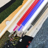 Haute Température Disparaître Textile Marqueur Recharges En Gros Pas Cher Effaçable À La Chaleur Tissu Marquage Stylo En Plastique Durable