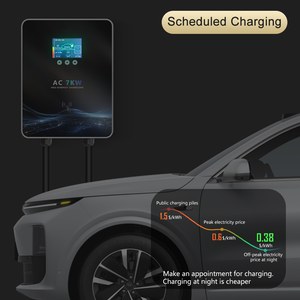 Cargador de Coche Eléctrico Inteligente, Corriente Ajustable, Tipo 1, Tipo 2, GB/T, Tela, 7kw, 11kw, 18kw, 22kw, IP66, Wallbox, Cargador para Vehículos Eléctricos, CA 110-380V - Product Image 6