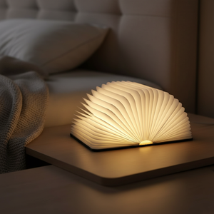 Nouvelle lampe de lecture LED pliable rechargeable en papier DuPont imperméable de style mini pour salon avec lumière blanc chaud - Product Image 5