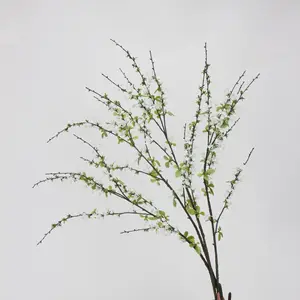 AR-1053 ZUOYI bunga semprot Dedalu salju buatan cabang panjang plastik untuk penataan desain bunga