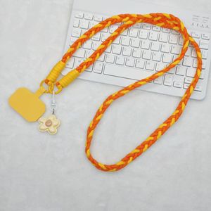 Yellow Purple <b>Braided</b> Lanyard Phone Strap Thick Durable Anti Loss Crossbody Mobile <b>Accessory</b> - Product Image 3