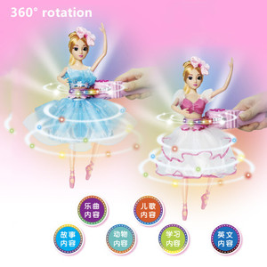 Jinming, nuevo bebé, Educación Temprana, muñeca <span class=keywords><strong>de</strong></span> plástico eléctrica, juguete para niñas, función <span class=keywords><strong>de</strong></span> narración Musical <span class=keywords><strong>de</strong></span> moda, juguetes <span class=keywords><strong>de</strong></span> muñeca giratorios - Product Image 2