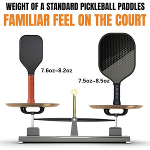 ไม้ตีพิคเกิลบอลด้ามจับยางอุปกรณ์กีฬาสควอช - Product Image 2