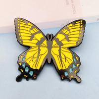 Broches et badges personnalisés en émail souple avec logo en alliage de zinc et fer, sans minimum de commande pour fabricants