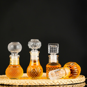 Recuerdos de Boda, Botella Redonda de Vidrio Vacía de 50 ml y 100 ml para Colonia, <span class=keywords><strong>Licor</strong></span>, Whisky y Alcohol - Product Image 3