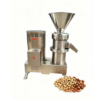 Cashewboter maakmachine met schaarproces voor grote cashewnoten, pinda's, sesamzaadjes en andere noten.