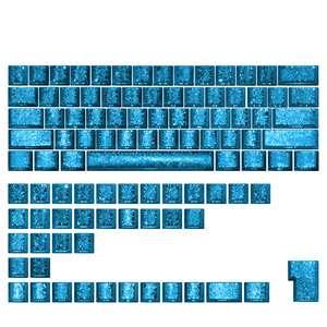 XVX Keycaps Série Foil Shine-Through Double-Shot Profil Cherry Kit de touches pour clavier personnalisé DIY Anglais 39/61/100/120 touches - Product Image 6