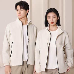 Unisex Windproof Jacket 700g Single Layer Fully Sealed Seams Workwear Customizable With Logo Printing Corporate Uniform - Product Image 3