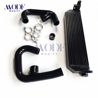 Intercooler double barre et plaque MQB EA888 Gen3 pour VW Golf GTI R MK7 MK7.5 Audi S3 8V, kit de refroidissement performance avec flexibles en silicone