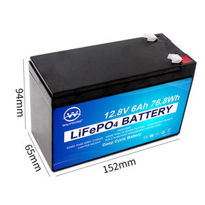 12V 6ah Lithium Iron Phosphate Battery Built-in BMS for Solar Power System House Trolling Motor - Product Image 6