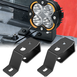 Supports <span class=keywords><strong>de</strong></span> fixation pour phares, supports <span class=keywords><strong>de</strong></span> montage pour montants A, supports <span class=keywords><strong>de</strong></span> phares antibrouillard LED tout-terrain pour Ford Bronco 2021 2022 2023 2024 2025 - Product Image 2