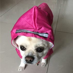 Chubasquero impermeable <span class=keywords><strong>para</strong></span> <span class=keywords><strong>perros</strong></span>, tira reflectante con capucha, Poncho con gancho, capa de <span class=keywords><strong>lluvia</strong></span> con cremallera de doble capa, chaqueta con capucha <span class=keywords><strong>para</strong></span> <span class=keywords><strong>perros</strong></span> - Product Image 2