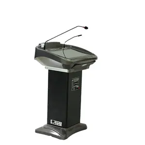 แพลตฟอร์มมัลติมีเดียสำหรับมหาวิทยาลัยห้องเรียน/เหล็กและไม้โบสถ์ Lectern พร้อมลำโพง