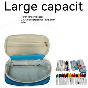 Estuche de lápices extensible de gran capacidad <span class=keywords><strong>para</strong></span> niños y adultos, estuche de lápices estético portátil, bolsa de almacenamiento de suministros escolares - Product Image 4