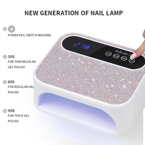 เครื่องอบเล็บ UV LED แบบพกพาไร้สาย 42 หลอด LED ชาร์จไฟได้ พร้อมหน้าจอสัมผัส สำหรับเจลทุกชนิด อุปกรณ์ทำเล็บมืออาชีพ - Product Image 2