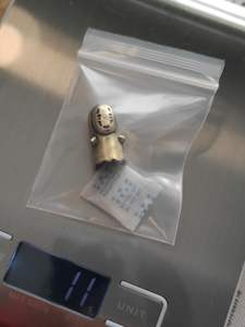 จี้โนะเฟซ คาโอนาชิ ทำจากทองแดงอย่างดี อุปกรณ์ DIY สำหรับพวงกุญแจ มีด สายคล้องคอ สร้อยข้อมือพาราคอร์ด ลูกปัด - Product Image 6