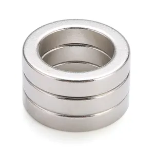 Anel de neodímio forte magnético n35-n52 n42, anel de ímã permanente, fabricação direta da china