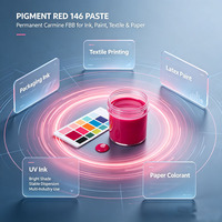 Pigment Rouge 146 à faible migration en pâte FBB, dispersion pour encre UV, impression offset et encre de sécurité