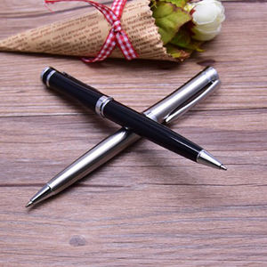 Stylo à bille rotatif en métal de luxe pour hôtel, entreprise, cadeau de papeterie de bureau créatif - Product Image 5