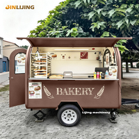 Remorque alimentaire personnalisée JINLIJING entièrement équipée, cuisine mobile commerciale, boulangerie, camion de restauration rapide pour la vente