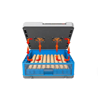 Incubateur à œufs électrique double entièrement automatique à petite échelle pour 48 œufs, poulet, canard, oie, oiseau, animal, volaille