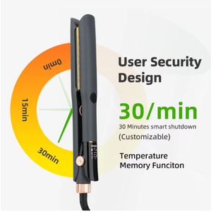 เครื่องยืดผมเซรามิกแบบพกพาเครื่องหนีบผมตรงพร้อมจอแสดงผล LED ดิจิตอล - Product Image 5