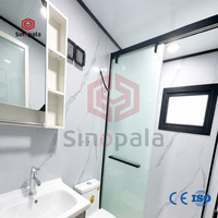 Casa Contenedor Prefabricada Moderna con Diseño Flexible, Edificio Modular para Proyectos de Apartamentos Tipo Estudio y Casas de Huéspedes
