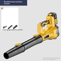 Souffleur de feuilles et de neige sans fil industriel, haute puissance, à batterie lithium, sans balais, double fonction lavage et soufflage, écologique