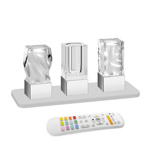 Lámparas de Mesa LED Inalámbricas de Cristal con Control Remoto para Uso en Interiores/Exteriores en Navidad MPCL M3 - Product Image 1