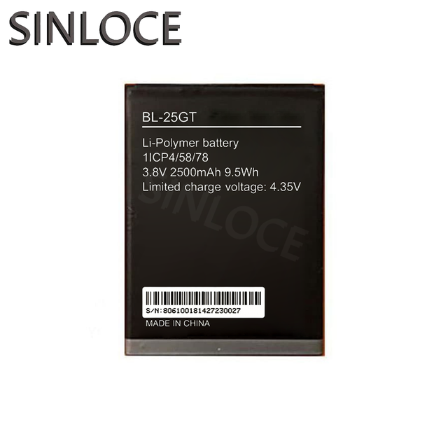 Brand OEM Phone Battery BL-25GT 4.35V 5000mAh Battery for Tecno N9S Li-Polymer Battery