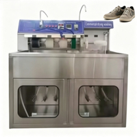 Machine professionnelle électrique tout-en-un pour le lavage et le séchage des chaussures, autonettoyante, pour usage commercial, en acier inoxydable, pour usine