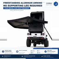 Auvent de voiture TopFire 4x4 4WD autoportant à 270 degrés en Oxford, tente de toit latérale quatre saisons pour le camping