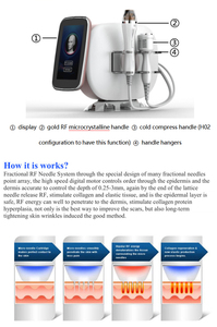 Newest Design 2026 2-in-1 RF-Microneedle Device Insulating Pins Scar Removal Acne Skin Firming Tightening Facial Portable - Product Image 3