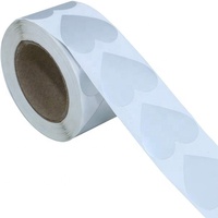 Vente en gros rouleau d'étiquettes auto-adhésives PET vierge argent mat pour imprimante de codes à barres