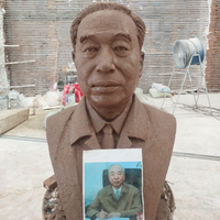 Patung Kepala Tokoh Sejarah Perunggu Kustom Seukuran Asli, Patung Memorial, Pencetakan Lilin Hilang, Patina Panas, Monumen