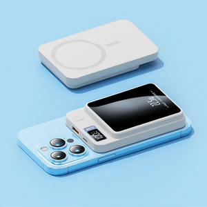 Magnétique Safe Power Bank 10000mah <span class=keywords><strong>Chargeur</strong></span> portable sans fil avec écran Lcd Batterie de rechange pour Iphone pour Samsung Batterie - Product Image 1