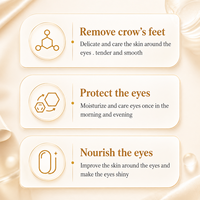 Patchs de gel pour les yeux au riz hydrolysé Clean Beauty, masque hydratant pour les yeux contre les poches, les cernes, les ridules et les yeux fatigués