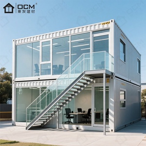 Kit de conversion de maison de conteneur d'expédition bricolage maison modulaire préfabriquée avec portes fenêtres et système électrique - Product Image 3