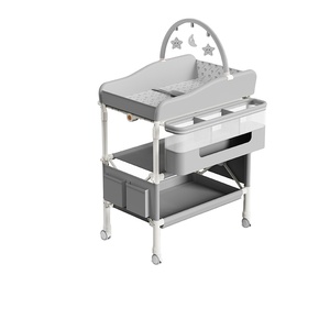 <span class=keywords><strong>Table</strong></span> à <span class=keywords><strong>langer</strong></span> bébé pliable et réglable, étanche, pour un changement rapide des couches, <span class=keywords><strong>avec</strong></span> <span class=keywords><strong>baignoire</strong></span> intégrée et sac de rangement - Product Image 1