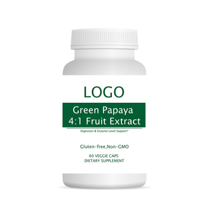 Capsules d'extrait de fruit de papaye verte naturelle 4:1, marque privée OEM ODM - Product Image 1